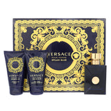 Versace Dylan Blue By Versace 3 Piece Gift Set - 1.7 Oz Eau De Toilette Spray, 1.7 Oz Bath & Shower Gel, 1.7 Oz After Shave Balm For Men In Gift Set