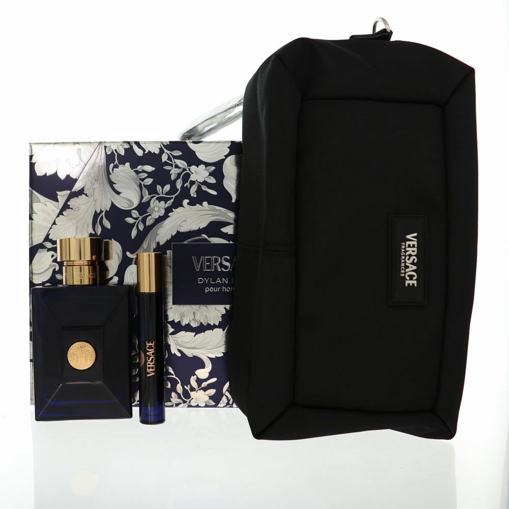 Dylan Blue Pour Homme by Versace Gift Set 2 Pcs With Bag for Men