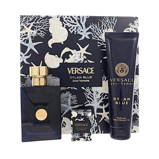 Versace Dylan Blue by Versace 3 Pcs Gift Set for Men