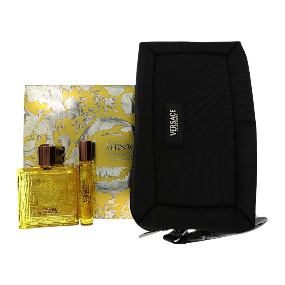 Eros Energy by Versace 3.4 Oz Eau De Parfum Spray Gift Set for Men