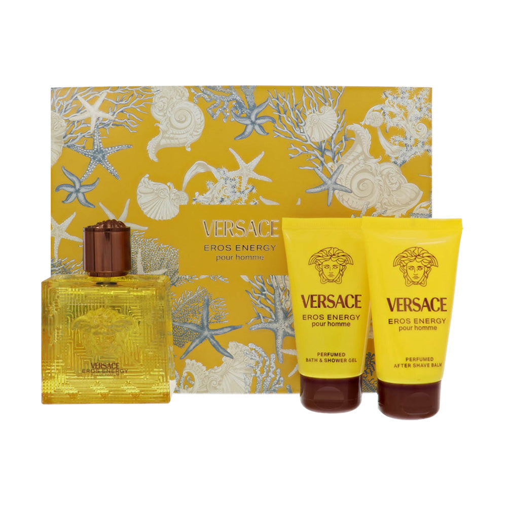 Versace Eros Energy by Versace 1.7 Oz Eau De Parfum Gift Set for Men