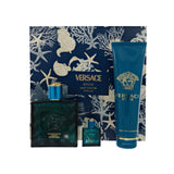 Versace Eros by Versace Gift Set 3 Pcs With 3.4 Oz Eau De Parfum Mini Spray for Men