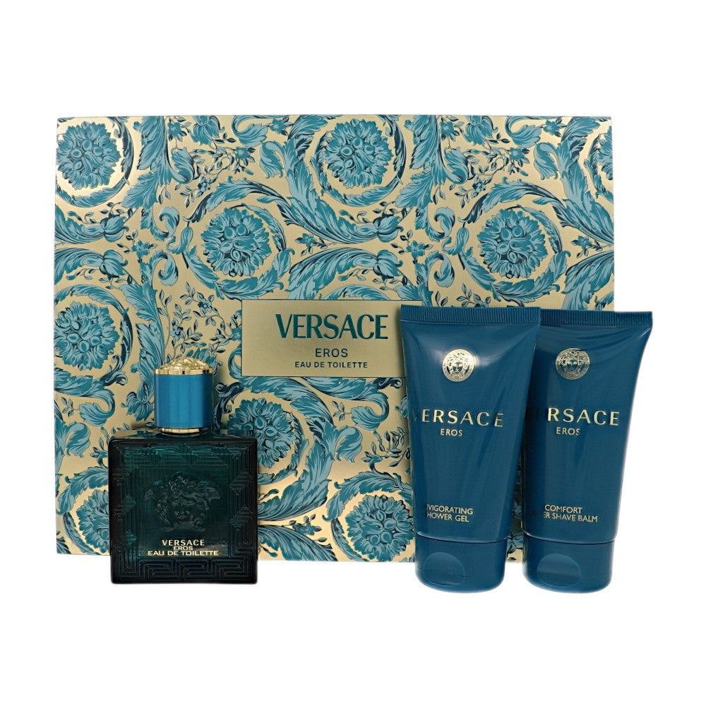 Versace Eros by Versace 1.7 Oz Eau De Toilette After Shave Gift Set for Men