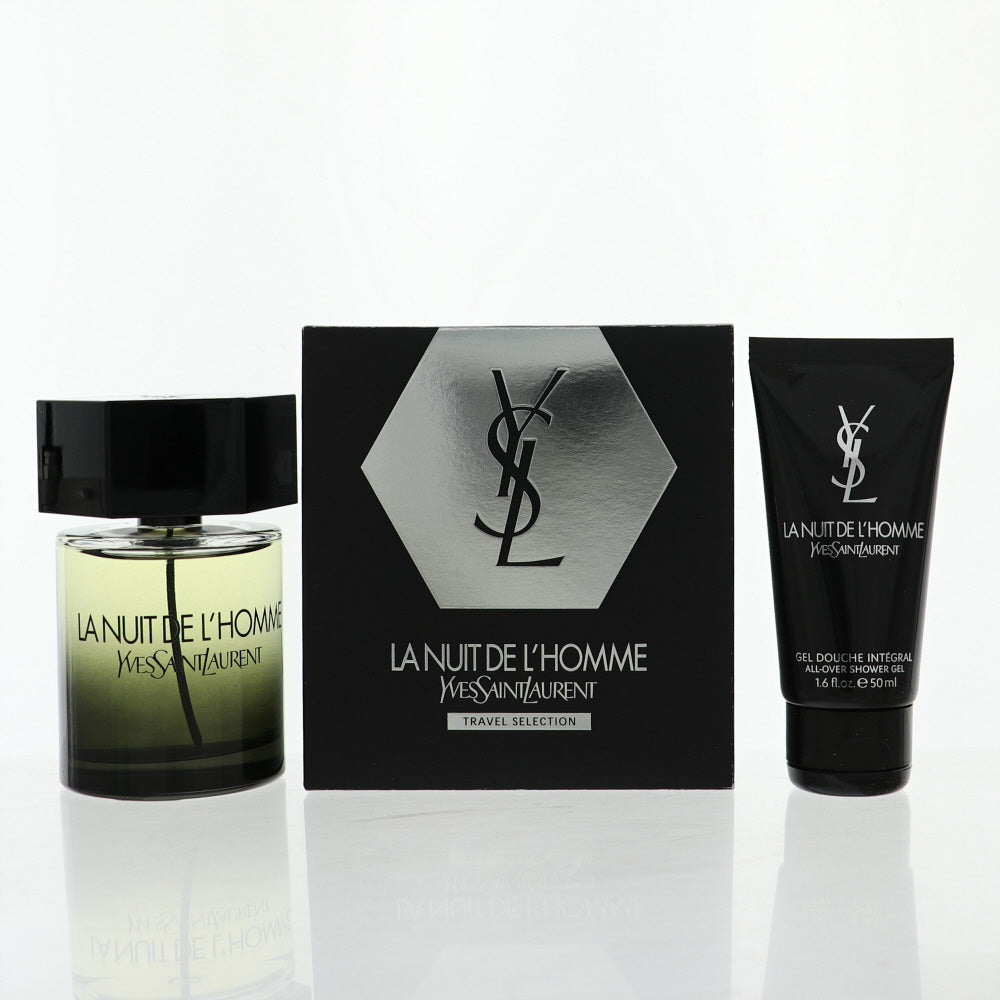 La Nuit De L'homme by Yves Saint Laurent 3.3 Oz Eau De Toilette Gift Set for Men