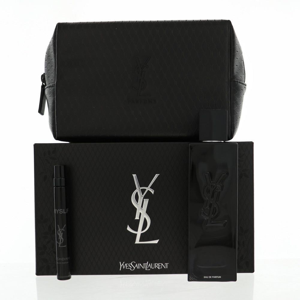 Myslf By Yves Saint Laurent Cologne 3 Piece Gift Set - 3.3 Oz Edp Spray, 0.33 Oz Edp Spray,  Pouch For Men - Gift Set