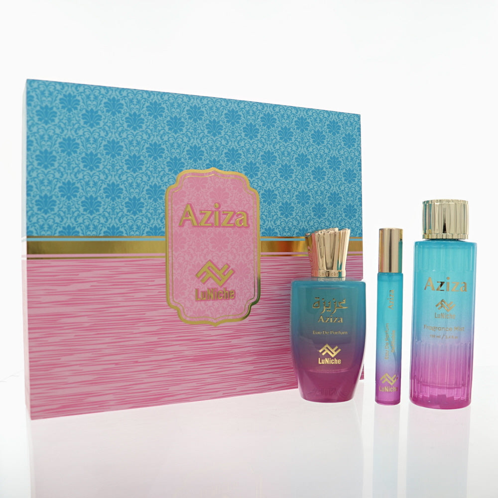 Aziza By Luniche Fragrance 3.4 Oz Eau De Parfum Spray For Unisex - Gift Set