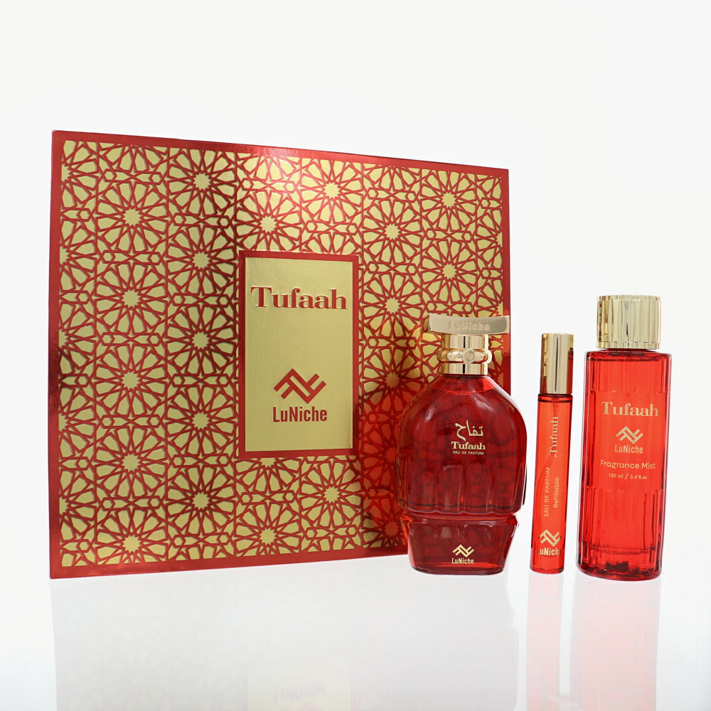 Tufaah by Luniche 3.4 Oz Eau De Parfum Spray Gift Set for Unisex
