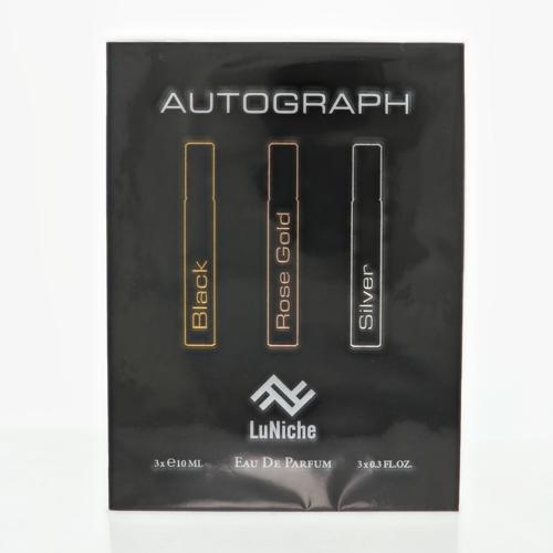 Autograph Discovery Set By Luniche Fragrance 0.3 Oz Black Eau De Parfum Spray For Unisex - Gift Set