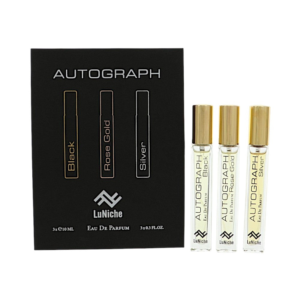 Autograph Discovery Set by Luniche 0.3 Oz Eau De Parfum Spray Gift Set for Unisex