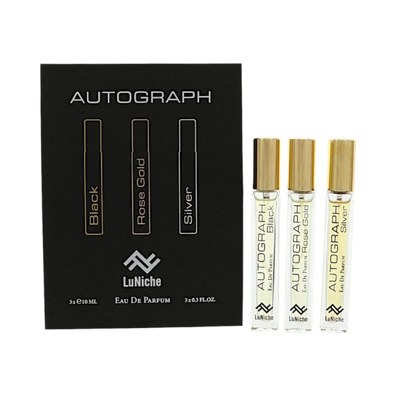 Autograph Discovery Set by Luniche 0.3 Oz Eau De Parfum Spray Gift Set for Unisex