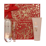 212 Vip Rose by Carolina Herrera 2.7 Oz Eau De Parfum Body Lotion Gift Set for Women