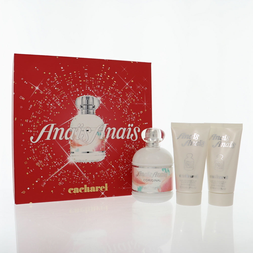 Anais Anais by Cacharel 3.4 Oz Eau De Toilette Gift Set for Women