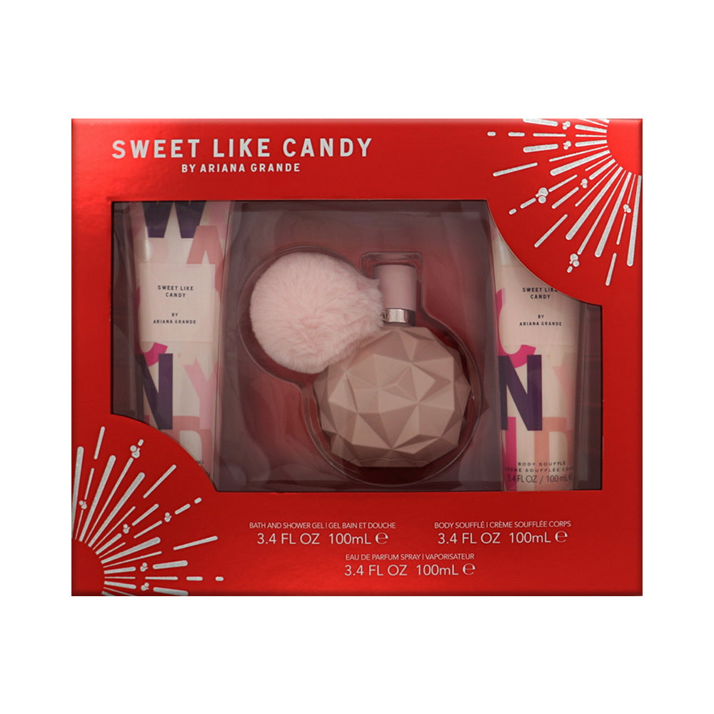 Sweet Like Candy by Ariana Grande 3.4 Oz Eau De Parfum Gift Set for Women