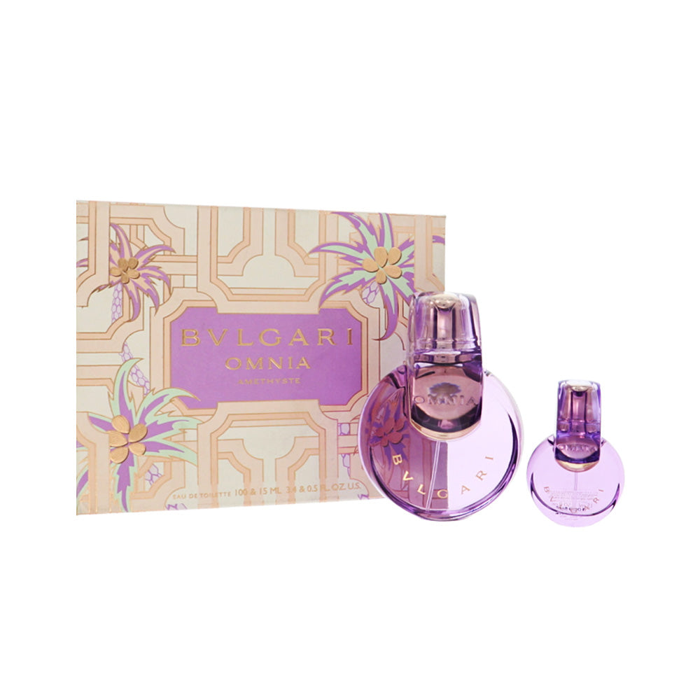 Omnia Amethyste by Bvlgari 3.4 Oz Eau De Toilette Spray Gift Set for Women