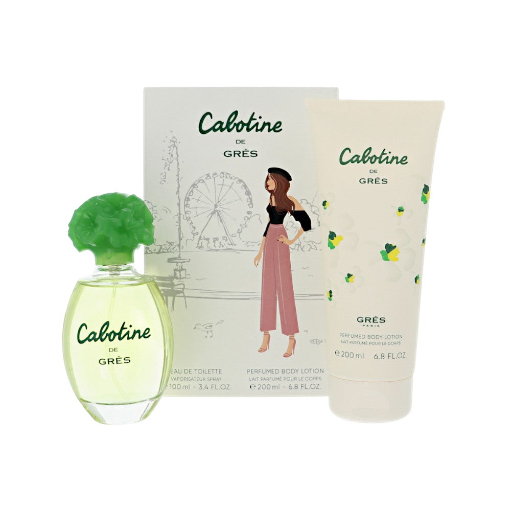 Cabotine by Parfums Gres 3.4 Oz Eau De Toilette Gift Set for Women