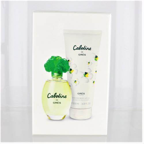 Cabotine By Parfums Gres Perfume 2 Piece Gift Set - 3.4 Oz Eau De Toilette Spray For Women - Gift Set