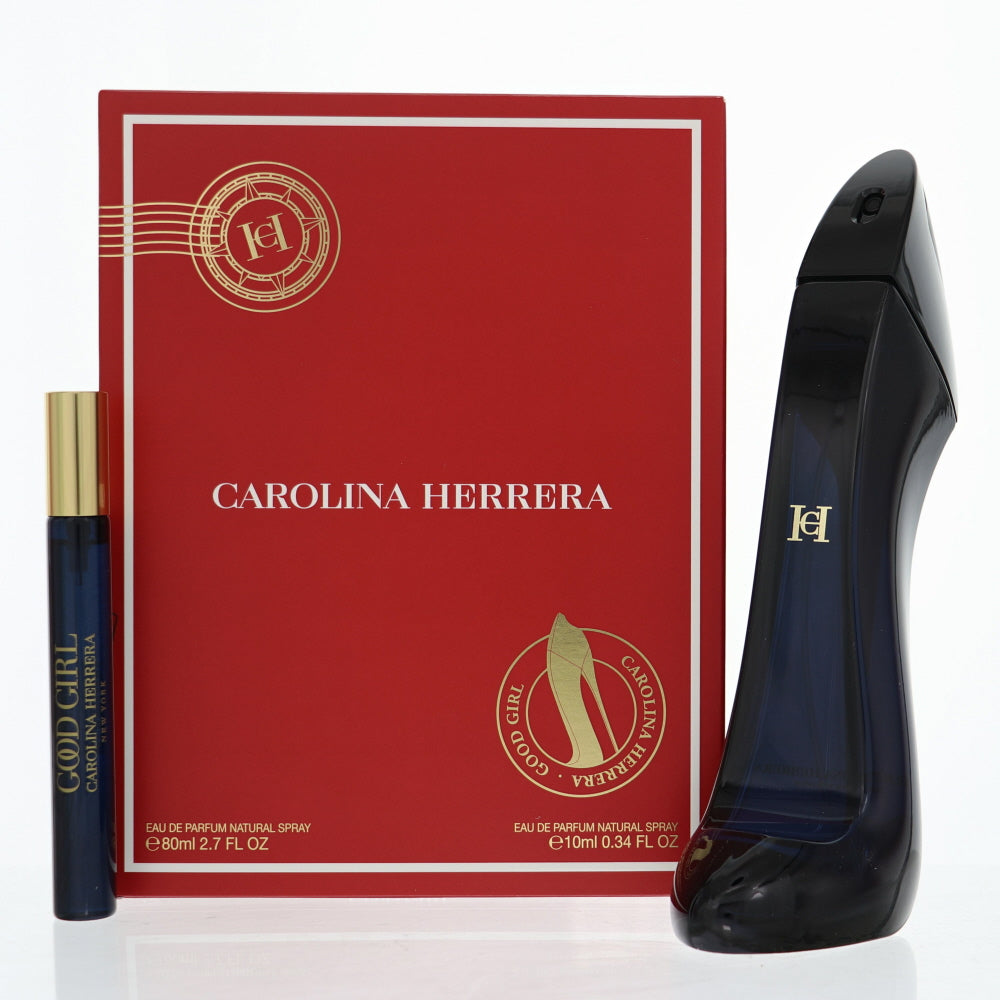 Good Girl By Carolina Herrera Perfume 2 Piece Gift Set - 2.7 Oz Eau De Parfum Spray, 0.34 Oz Eau De Parfum Spray For Women - Gift Set