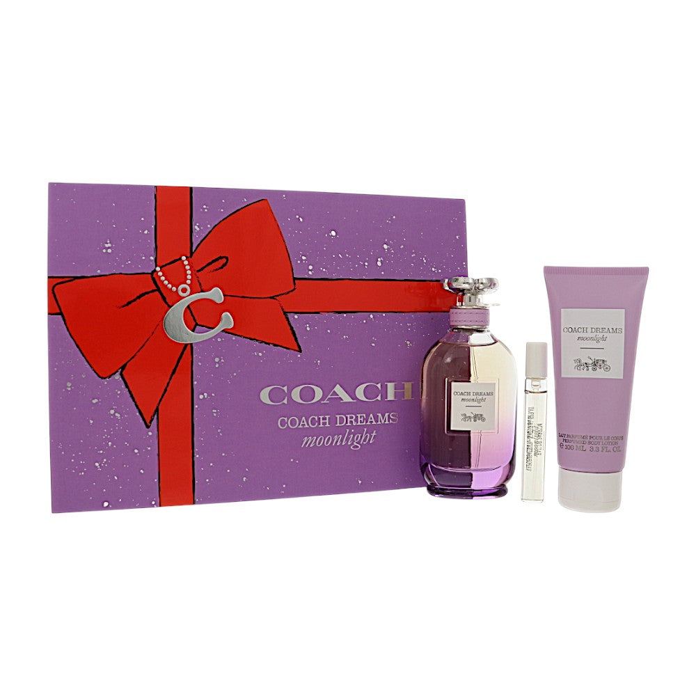 Coach Dreams Moonlight by Coach 3 Oz Eau De Parfum Gift Set for Women