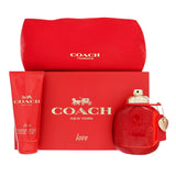 Coach Love By Coach 3 Piece Gift Set - 3.0 Oz Eau De Parfum Spray, 3.3 Oz Body Lotion,  Pouch For Women In Gift Set