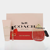 New York 3.0, Bl 3.3 by Coach 0.25 Oz Eau De Parfum Spray for Women 3 Pc Set
