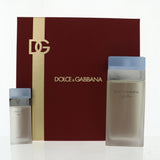 D & G Light Blue By Dolce & Gabbana Perfume 2 Piece Gift Set - 6.7 Oz Edt Spray, 0.84 Oz Edt Spray For Women - Gift Set