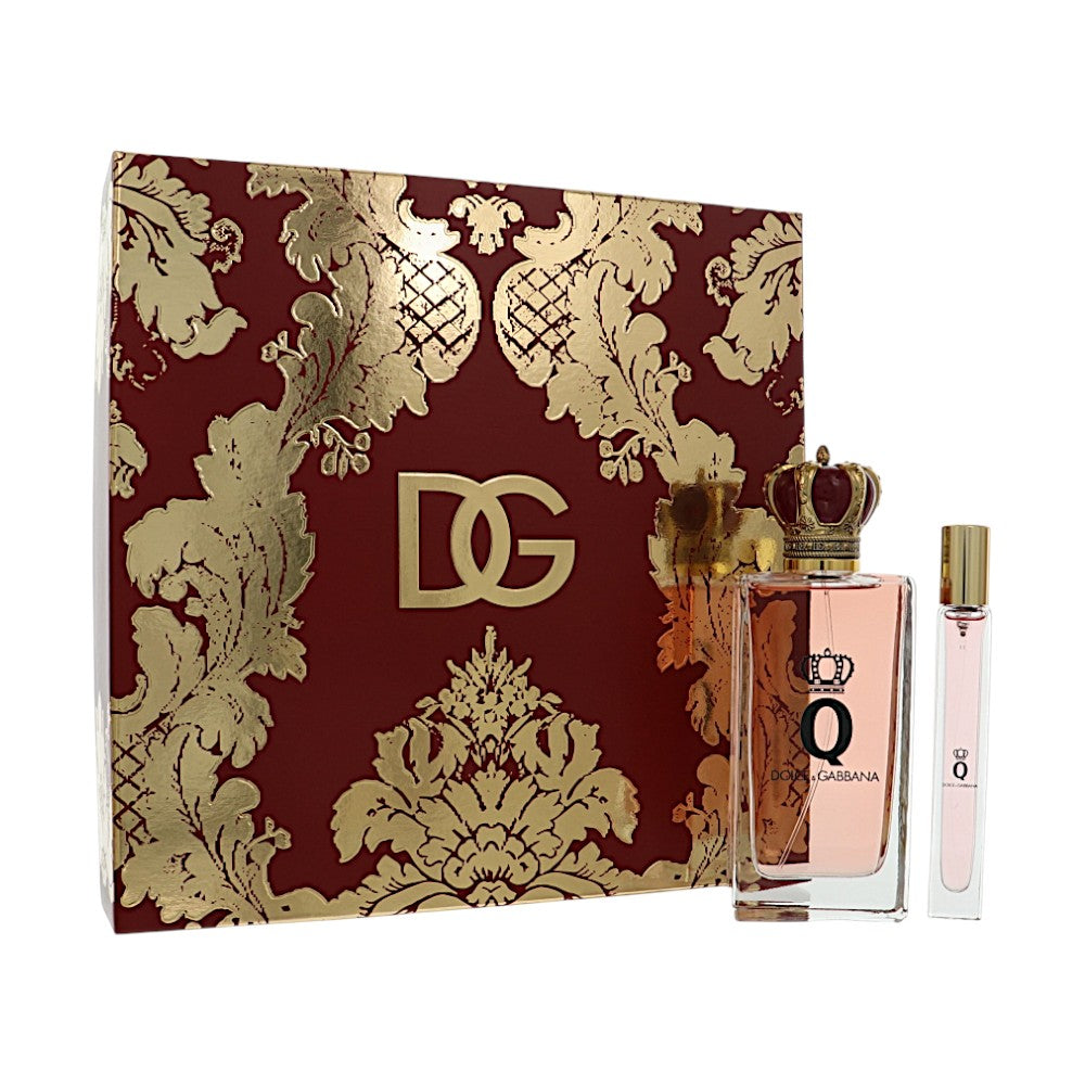 D & G Q by Dolce & Gabbana 3.3 Oz Eau De Parfum Spray Gift Set for Women