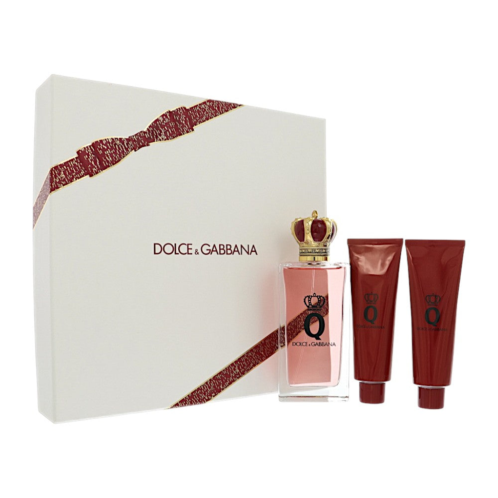 D & G Q by Dolce & Gabbana 3.3 Oz Eau De Parfum Gift Set for Women