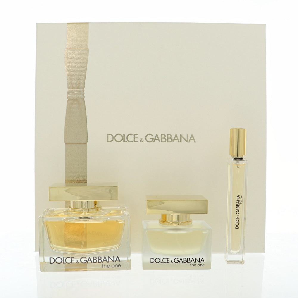 The One By Dolce & Gabbana Perfume 2.5 Oz Eau De Parfum Spray For Women - Gift Set