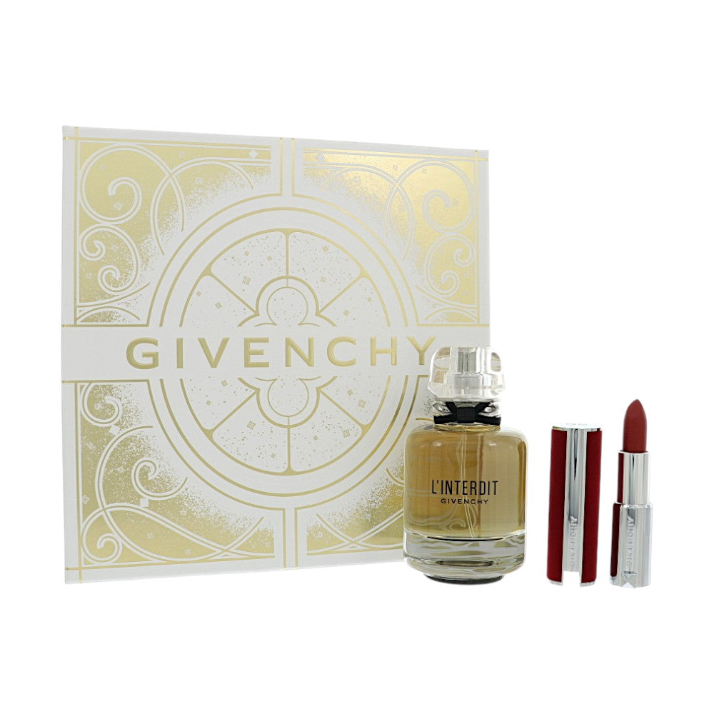 L'interdit by Givenchy 2.7 Oz Eau De Parfum Spray Gift Set for Women