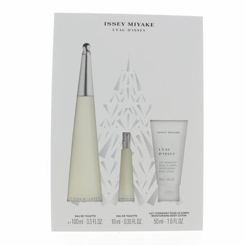 Issey Miyake L'Eau D'Issey By Issey Miyake Fragrance 3 Piece Gift Set - 3.3 Oz Eau De Toilette Spray For Unisex