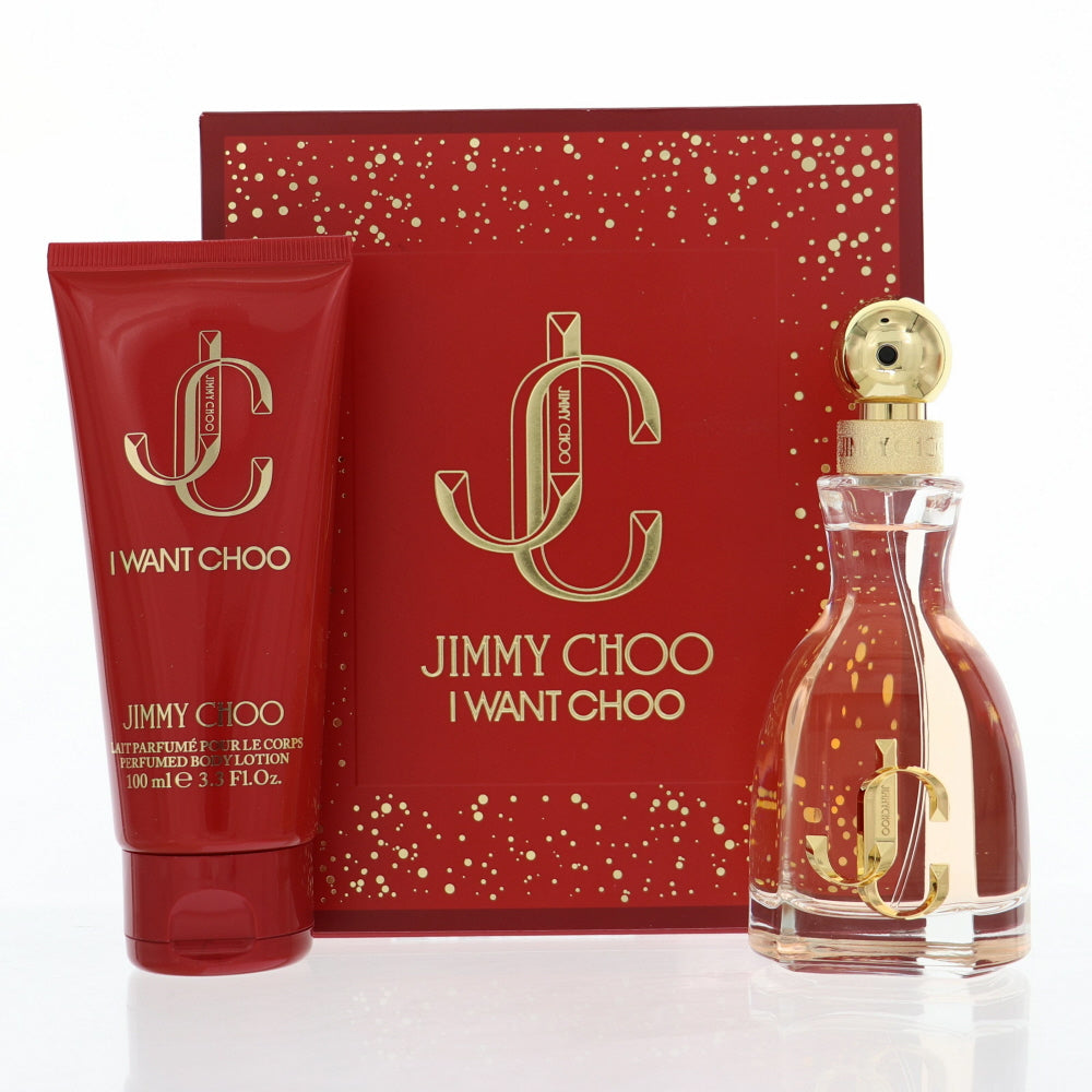 Jimmy Choo I Want Choo By Jimmy Choo 2 Piece Gift Set - 2.0 Oz Eau De Parfum Spray, 3.3 Oz Body Lotion For Women In Gift Set