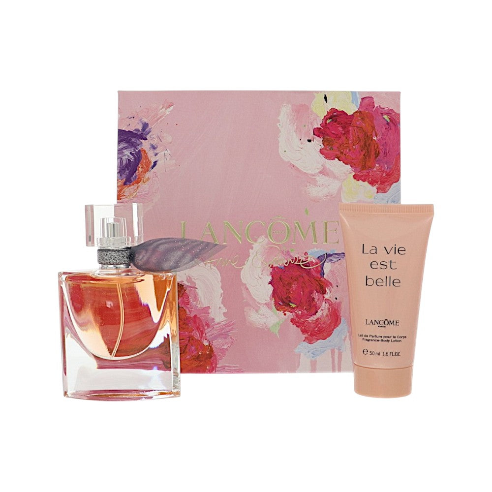 La Vie Est Belle by Lancome 1 Oz Eau De Parfum Body Lotion Gift Set for Women