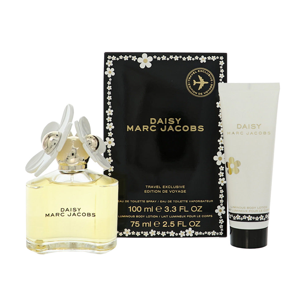 Daisy by Marc Jacobs 3.3 Oz Eau De Toilette Body Lotion Gift Set for Women