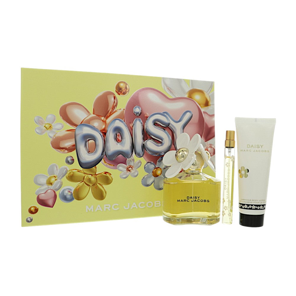 Daisy by Marc Jacobs 3.3 Oz Eau De Toilette Body Lotion Gift Set for Women