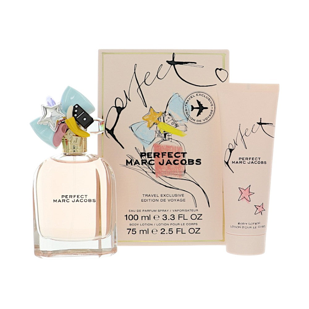 Marc Jacobs Perfect by Marc Jacobs 3.3 Oz Eau De Parfum Gift Set for Women