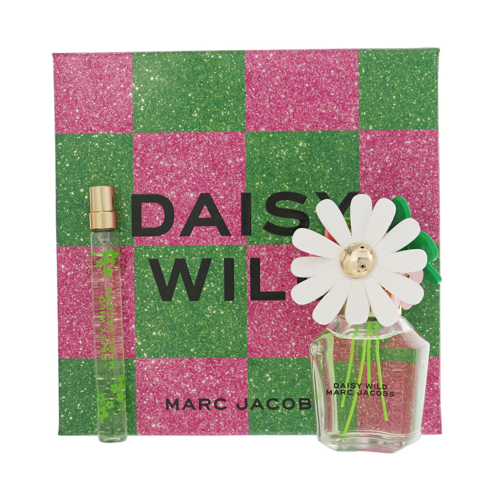 Daisy Wild By Marc Jacobs 2 Piece Gift Set - 1.6 Oz Eau De Parfum Spray, 0.33 Oz Eau De Parfum Spray For Women In Gift Set
