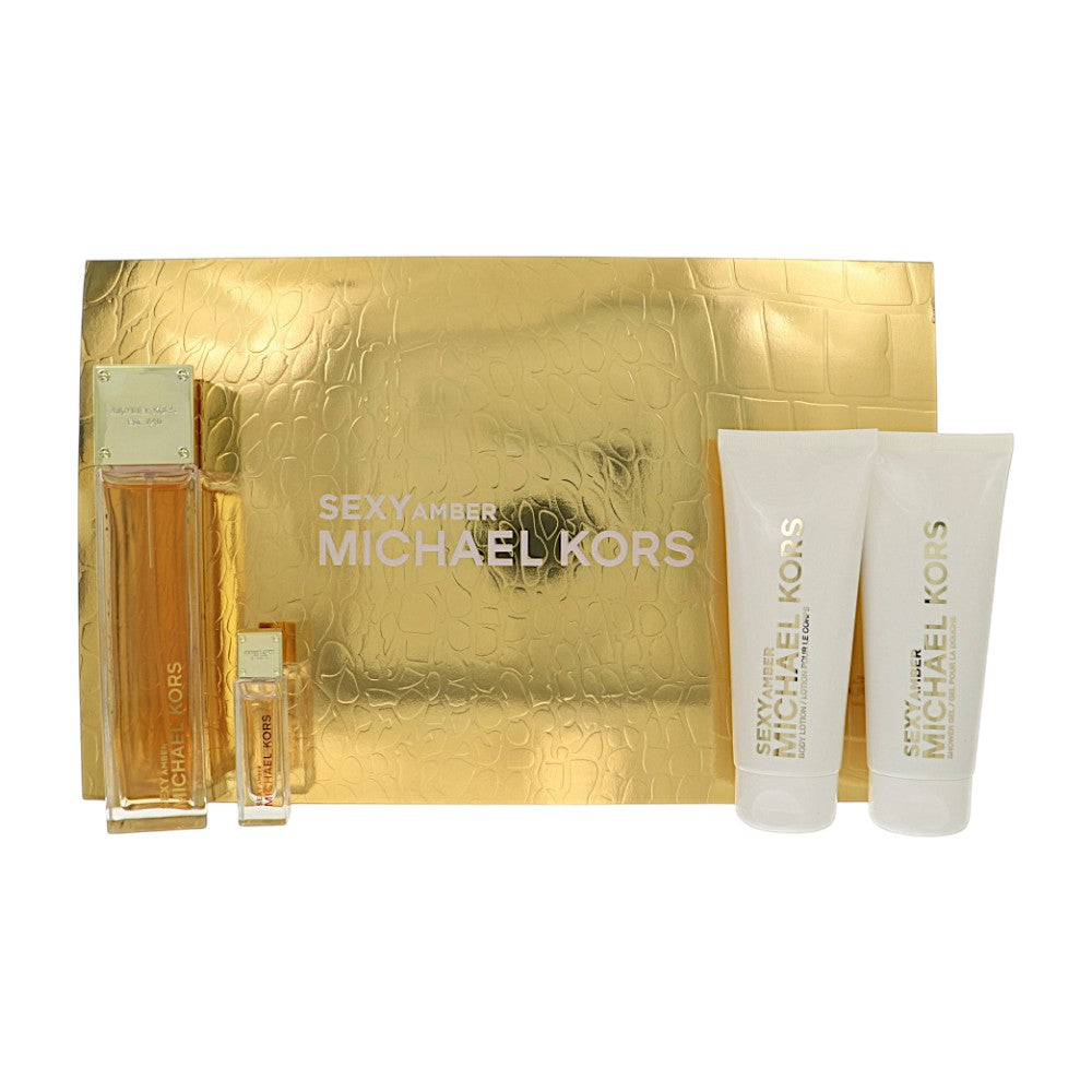 Michael Kors Sexy Amber by Michael Kors 3.4 Oz Eau De Parfum Gift Set for Women