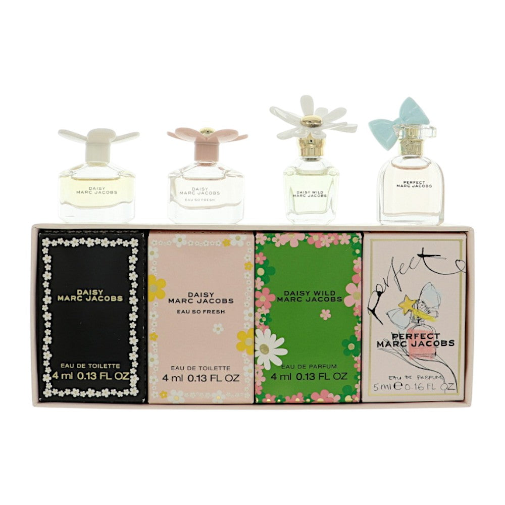 Daisy 's 4 Pc Set (daisy / Eau So Fresh 4 Ml / Daisy Wild 4 Ml / Perfect 4 Ml) By Marc Jacobs 4 Ml for Women Mini