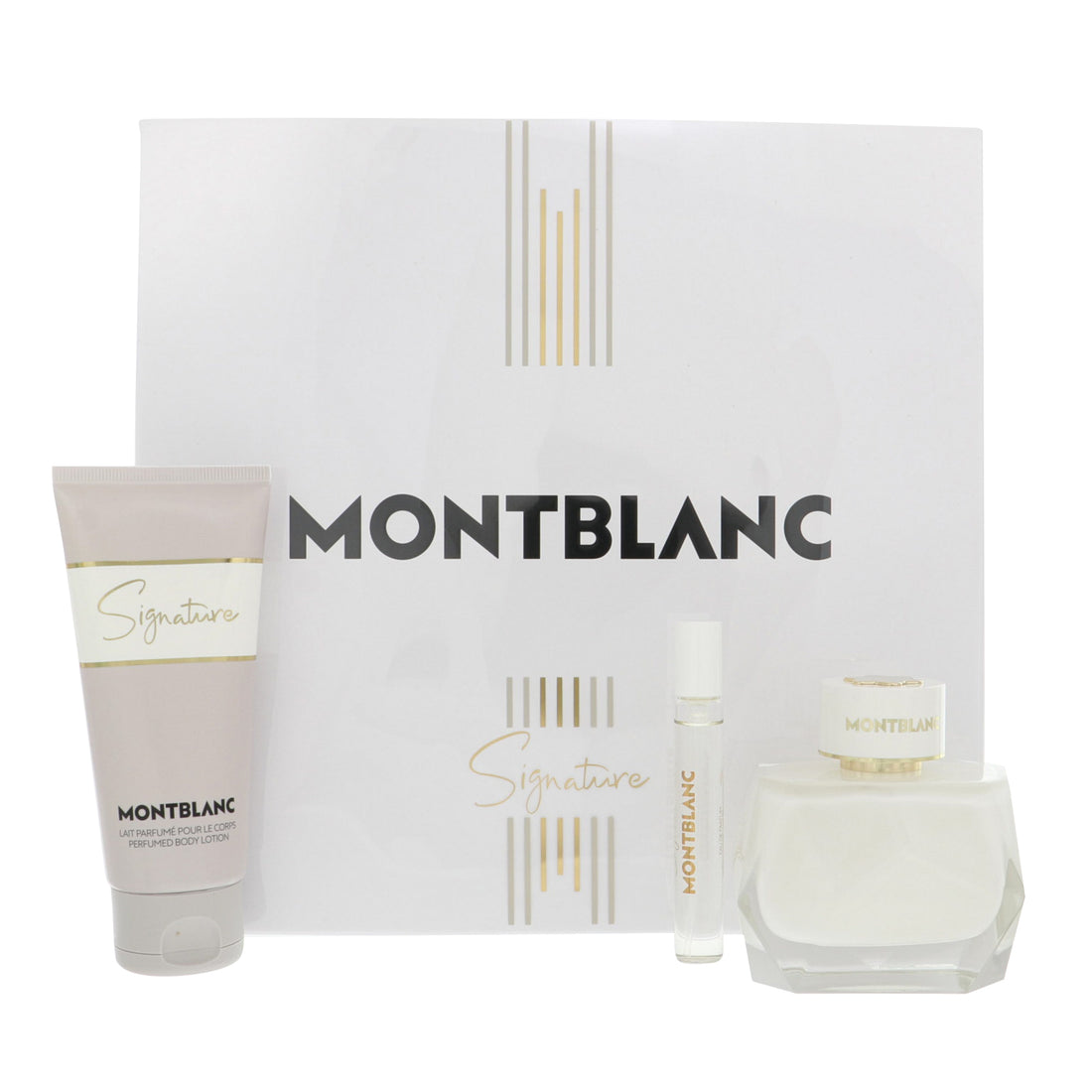 Mont Blanc Signature By Mont Blanc 3 Piece Gift Set - 3.0 Oz Eau De Parfum Spray For Women In Gift Set