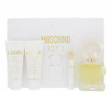 Moschino Toy 2 By Moschino 4 Piece Gift Set - 3.4 Oz Eau De Parfum Spray, 0.3 Oz Eau De Parfum Spray, 3.4 Oz Perfumed Bath & Shower Gel, 3.4 Oz Perfumed Body Lotion For Women In Gift Set