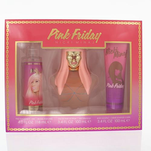 Pink Friday By Nicki Minaj Perfume 3.4 Oz Eau De Parfum Spray For Women - Gift Set