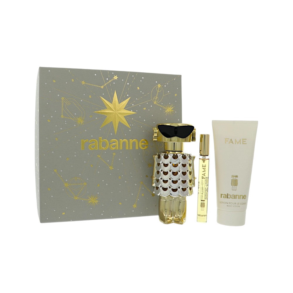 Paco Rabanne Fame by Paco Rabanne 2.7 Oz Eau De Parfum Body Lotion Gift Set for Women