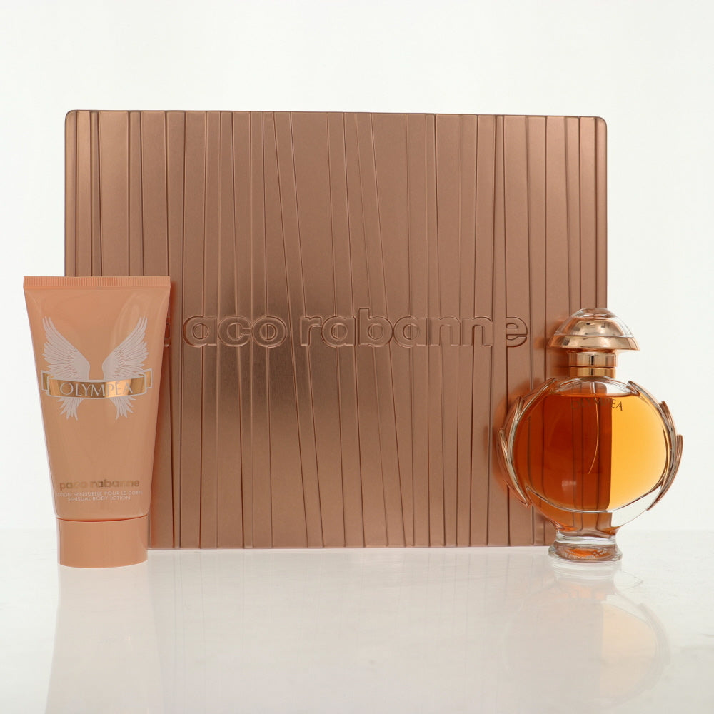 Paco Rabanne Olympea By Paco Rabanne Perfume 2 Piece Gift Set - 1.7 Oz Eau De Parfum Spray, 2.5 Oz Sensual Body Lotion For Women - Gift Set
