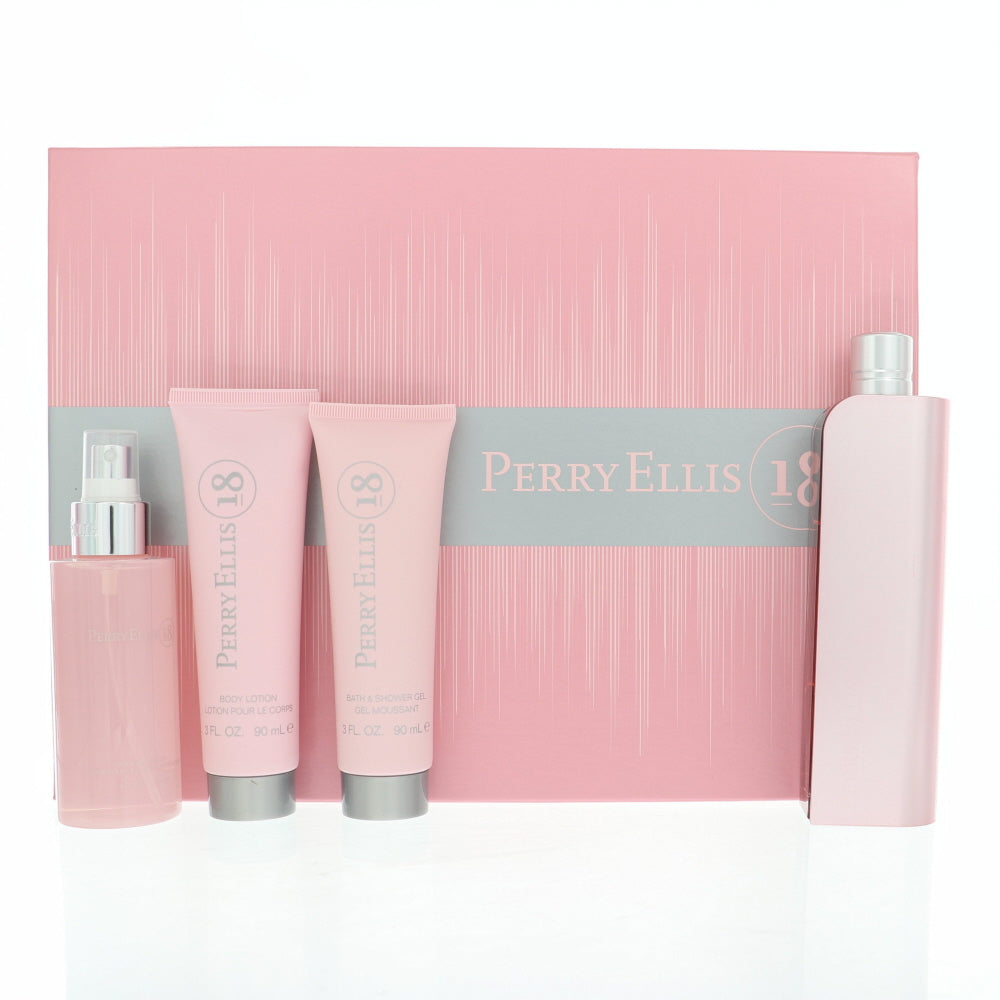 Perry Ellis 18 by Perry Ellis 3.4 Oz Eau De Parfum Gift Set for Women