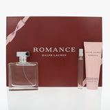 Romance By Ralph Lauren Perfume 3.4 Oz Edp Spray For Women - Gift Set