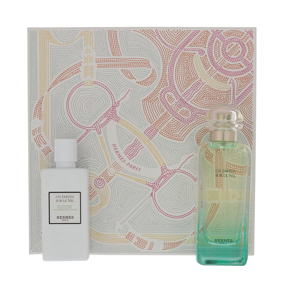 Un Jardin Sur La Lagune By Hermes 2 Piece Gift Set - 3.3 Oz Eau De Toilette Spray, 2.7 Oz Moisturizing Body Lotion For Women In Gift Set