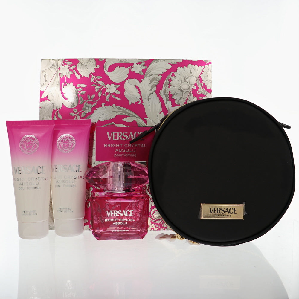 Versace Bright Crystal Absolu by Versace 3 Pcs Gift Set With Bag for Women