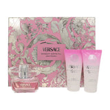 Bright Crystal Display Box by Versace 1.7 Oz Eau De Toilette Spray for Women 3 Pc Set