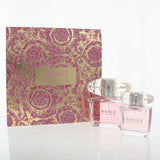Bright Crystal by Versace 3 Oz Eau De Toilette Gift Set for Women
