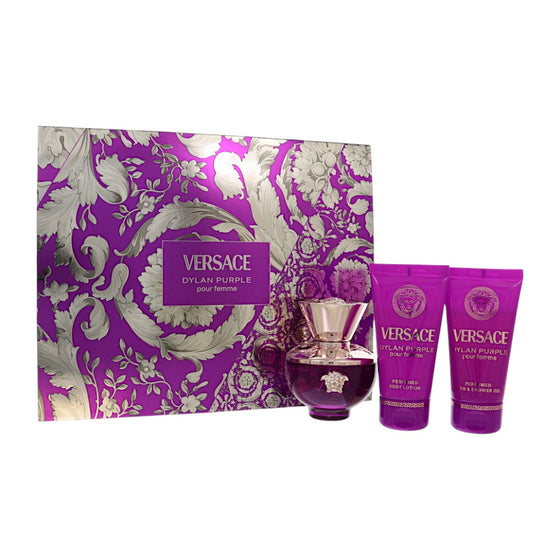 Versace Dylan Purple by Versace Gift Set 3 pcs With 1.7 oz for Women